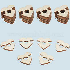 1 Set 1-Hole Wood Buttons&nbsp;BUTT-CY0001-16A