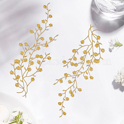 6Pcs Cotton Embroidery Ornament Accessories&nbsp;AJEW-GF0014-16C