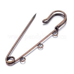 Iron Brooch Findings&nbsp;KK-Q485-AB