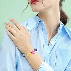 120Pcs Opaque Acrylic European Beads&nbsp;MACR-PA0001-48