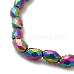 Electroplated Strong Magnetic Synthetic Hematite Beads Strands&nbsp;G-P518-02G