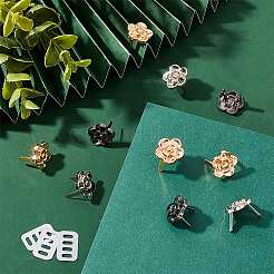 18 Sets 3 Colors Alloy Buckle Clips&nbsp;FIND-WR0006-05