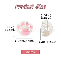 32Pcs UV Plating Acrylic Beads&nbsp;MACR-FS0002-10