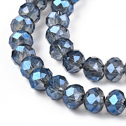 Electroplate Glass Beads Strands&nbsp;EGLA-TAC0006-16A-02