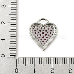 Brass Micro Pave Cubic Zirconia Pendants&nbsp;KK-I276-29P-04