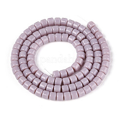Opaque Solid Color Glass Beads Strands&nbsp;GLAA-N065-4x4mm-C06
