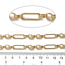 Ion Plating(IP) 304 Stainless Steel Rectangle Link Chains&nbsp;CHS-Q006-10G
