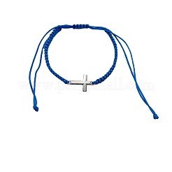 Alloy Cross Link Bracelets for Men Women&nbsp;WGE4022-10