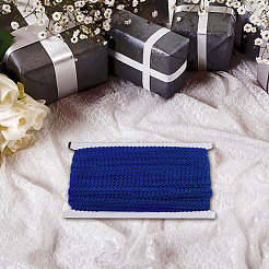 13M Polyester Centipede Lace Ribbons&nbsp;SRIB-WH0011-223D