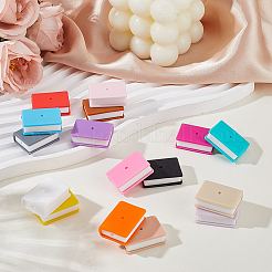 16Pcs 16 Colors Book Food Grade Silicone Beads&nbsp;SIL-PA0001-18
