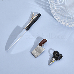 9Pcs 3 Style Tools Resin Alligator Hair Clips&nbsp;PHAR-GL0001-01