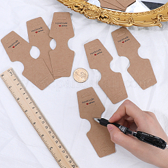 200Pcs Cardboard Fold Over Paper Display Hanging Cards&nbsp;CDIS-SP0001-01