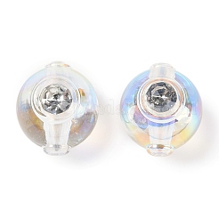 Plating Acrylic Rhinestone Beads&nbsp;OACR-S145-06