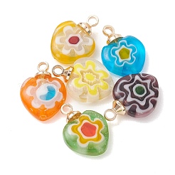 Handmade Millefiori Lampwork Pendants&nbsp;PALLOY-JF05205