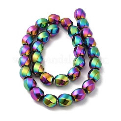 Electroplated Non-Magnetic Synthetic Hematite Beads Strands&nbsp;G-P518-05D