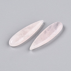 Natural Rose Quartz Pendants&nbsp;G-N348-02C