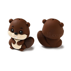 3D Animal Theme Silicone Beads&nbsp;SL-CBAD861-01