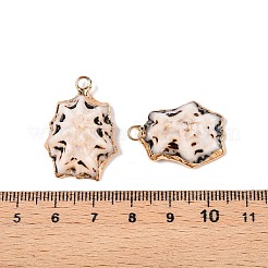 Natural Sea Shell Pendants&nbsp;SSHEL-N038-21