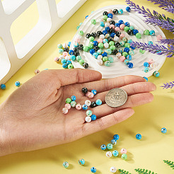 160Pcs 8 Colors Assembled Synthetic Stone and Trochus Shell Beads&nbsp;G-TA0002-31C