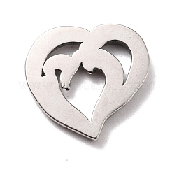 304 Stainless Steel Pendants Cabochons for Enamel&nbsp;STAS-B024-33P