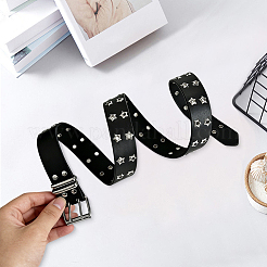 1Pc Star Eyelet PU Leather Waist Belts for Jeans&nbsp;AJEW-CL0005-63