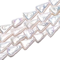 Natural Baroque Pearl Keshi Pearl Beads Strands&nbsp;PEAR-N021-18