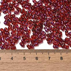 Spray Painted Glass Seed Beads&nbsp;SEED-F005-06A-04
