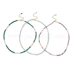 White Jade and Amethyst Necklaces&nbsp;NJEW-JN05340
