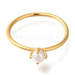 Ion Plating(IP) 304 Stainless Steel Plain Band Rings for Women&nbsp;RJEW-B066-10G