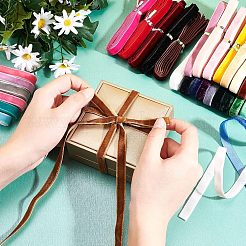 60 Yards Single Face Velvet Ribbon&nbsp;OCOR-WH0071-02