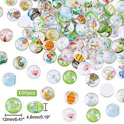 1 Bag Glass Cabochons&nbsp;GGLA-PH0001-42A