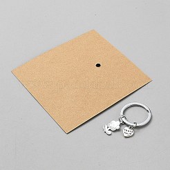 Zinc Alloy Enamel Keychains&nbsp;KEYC-WH0003-24P-06
