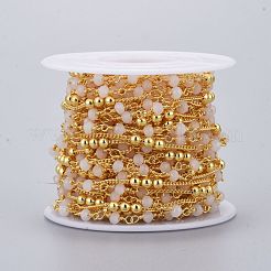 Handmade Brass Curb Chains&nbsp;CHC-I035-02G-08