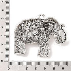 Tibetan Style Alloy Elephant Big Pendants&nbsp;X-TIBEP-Q043-280-RS