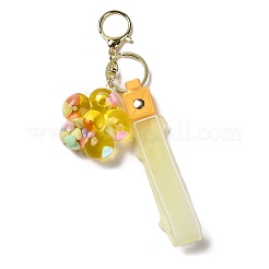 Flower Acrylic Pendant Keychain Decoration&nbsp;KEYC-D018-01