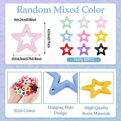 40Pcs Opaque Acrylic Pendants&nbsp;MACR-TA0002-84