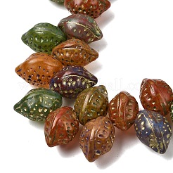 Baking Paint Glass Beads Strands&nbsp;GLAA-H042-03