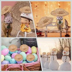 Mini Straw Hat&nbsp;DIY-SC0027-32B