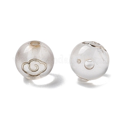 Plating Acrylic Beads&nbsp;OACR-S042-05D