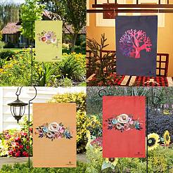 Polyester Garden Flag&nbsp;AJEW-WH0118-87H