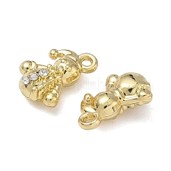 Christmas Alloy Crystal Rhinestone Pendants&nbsp;FIND-L026-01F-G