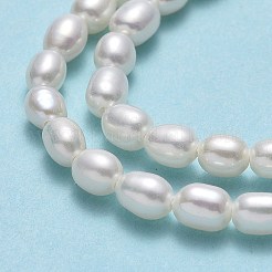 Natural Cultured Freshwater Pearl Beads Strands&nbsp;PEAR-J006-07F