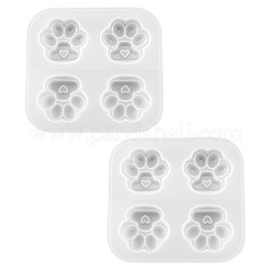 DIY Cat Paw Prints Fondant Silicone Molds&nbsp;DIY-TAC0015-32B