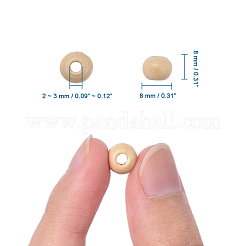 Natural Wood Beads&nbsp;X-YTB022-6