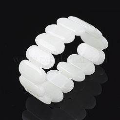 Synthetic Luminous Stone Stretch Bracelets&nbsp;BJEW-S039-04
