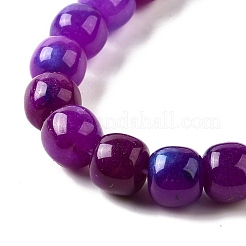 Natural Dyed White Jade Beads Strands&nbsp;G-U023-B03-01