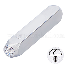 Iron Metal Stamps&nbsp;AJEW-BC0001-60-005