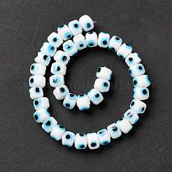 Handmade Evil Eye Lampwork Beads Strands&nbsp;LAMP-F024-01A-03
