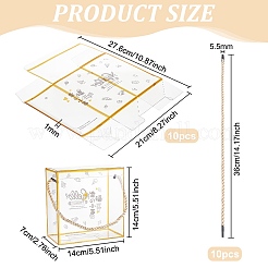 Transparent PET Candy Gift Boxes&nbsp;CON-WH0084-73A