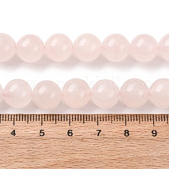 Natural Rose Quartz Beads Strands&nbsp;G-F808-C03-10mm-AA